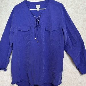 Chicos purple blouse